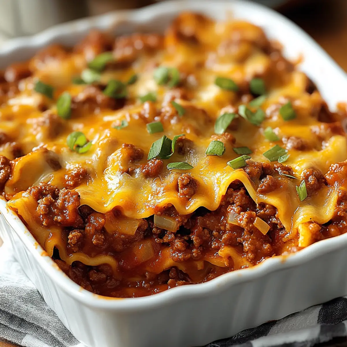 Sloppy Joe Casserole with Manwich