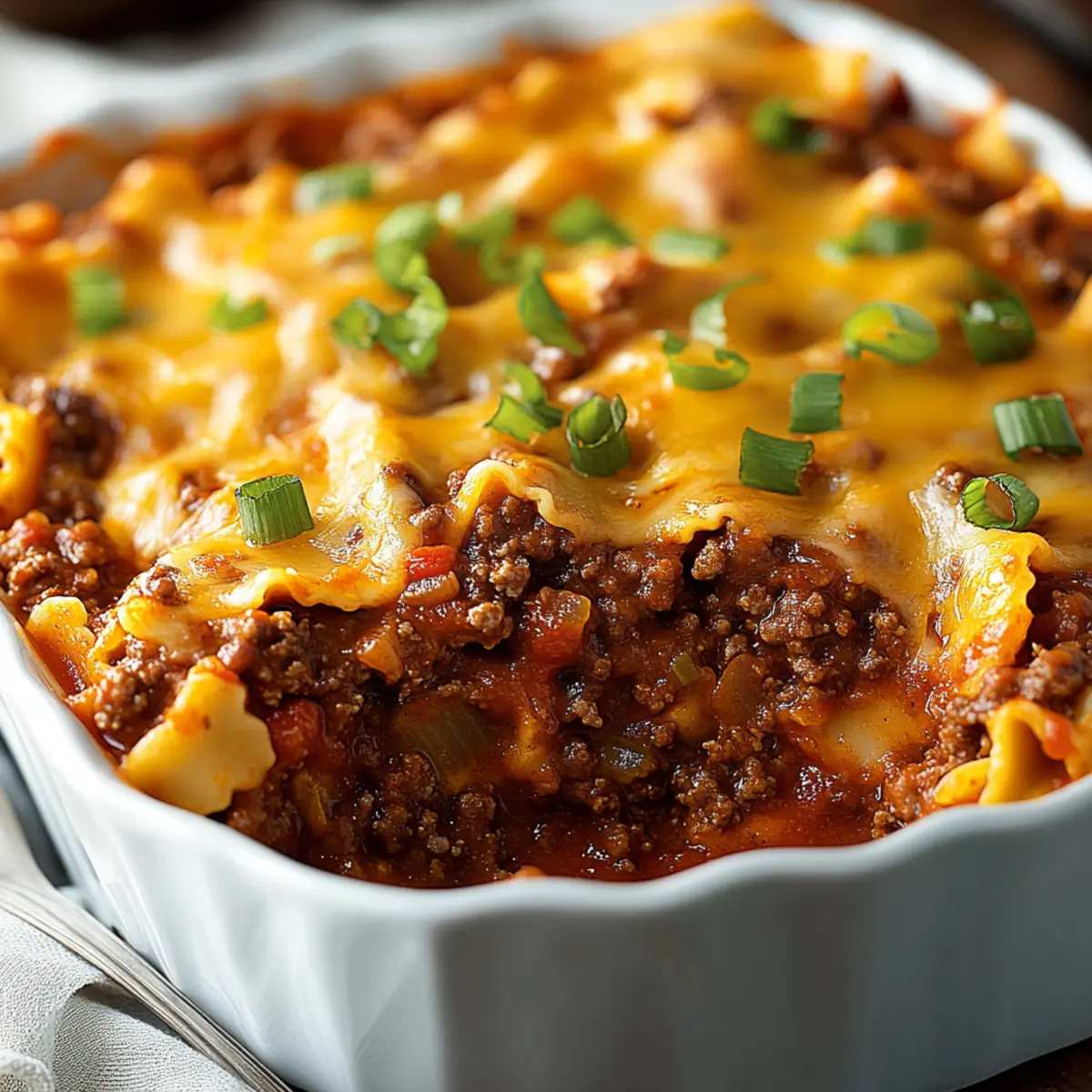Sloppy Joe Casserole with Manwich
