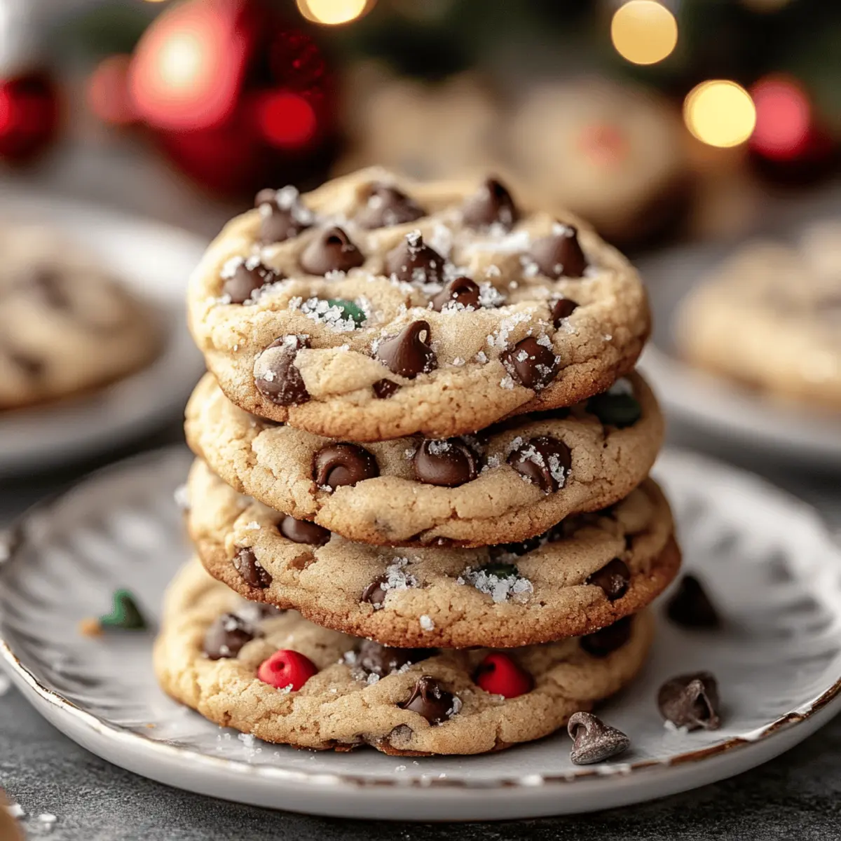 Winter Wonderland Chocolate Chip Cookies